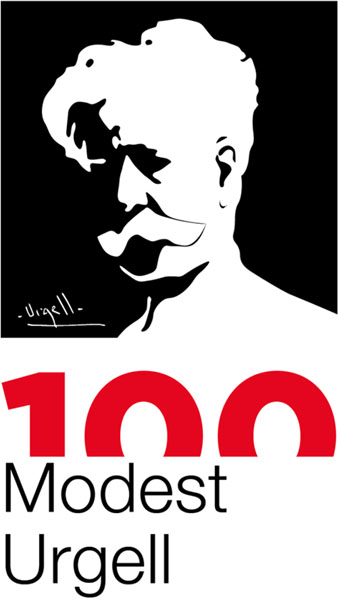 Logotip del centenari de Modest Urgell