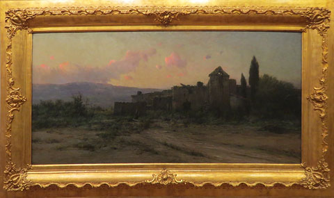 Paisatge. Modest Urgell. Ca. 1890. Oli sobre tela