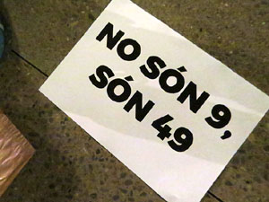 Concentraci&oacute; de protesta contra la pres&egrave;ncia de Felip VI a Catalunya a la pla&ccedil;a de l'U d'octubre