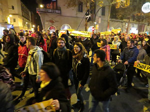 Manifestaci&oacute; de protesta contra les resolucions de la Junta Electoral Central que inhabilita el President Quim Torra