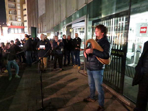 Manifestaci&oacute; de protesta contra les resolucions de la Junta Electoral Central que inhabilita el President Quim Torra