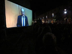 Manifestaci&oacute; de protesta contra les resolucions de la Junta Electoral Central que inhabilita el President Quim Torra