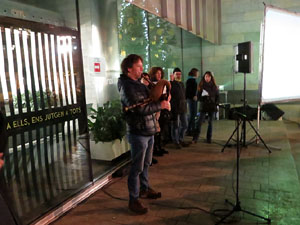 Manifestaci&oacute; de protesta contra les resolucions de la Junta Electoral Central que inhabilita el President Quim Torra