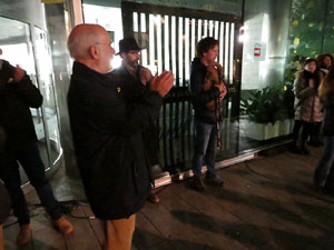 Manifestaci&oacute; de protesta contra les resolucions de la Junta Electoral Central que inhabilita el President Quim Torra