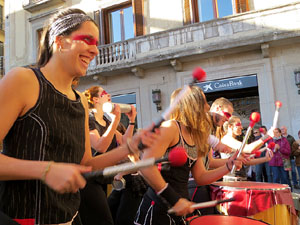 Nadal 2019. La percussió de Bloc Quilombo per la Marató de TV3