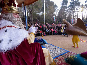 La Cavalcada de Reis 2020. El campament reial als Jardins de la Muralla