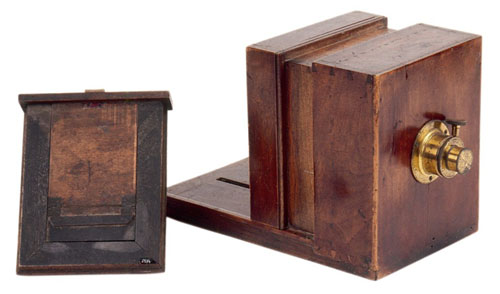 Càmera fotogràfica de caixó per a daguerreotips. López y Gamara (c. 1840-1870)