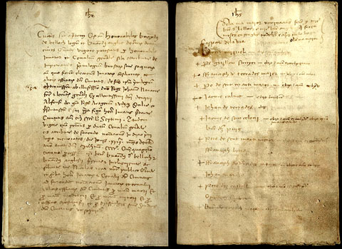 Llibre de matrícula dels insaculats. Girona. 1458