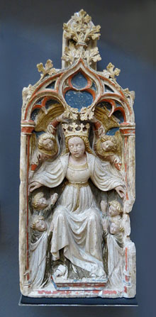Mare de Déu de la Consolació. Pere Oller. Ca. 1415. Alabastre