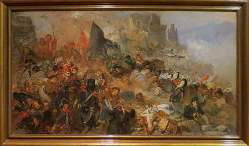 El setge de Girona de 1809. Ramon Martí i Alsina. Abans de 1865. Oli sobre tela