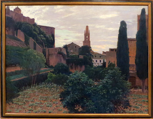 Girona. Santiago Rusiñol. 1896. Oli sobre tela