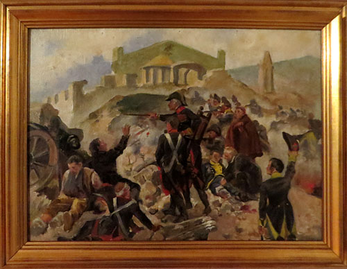 Setges de Girona. Casado del Arinsal (1832-1886). Oli sobre tela