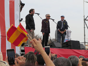 Acte del Consell per la Rep&uacute;blica Catalana a Perpiny&agrave; amb el President Carles Puigdemont i els consellers Clara Ponsat&iacute; i Toni Com&iacute;n