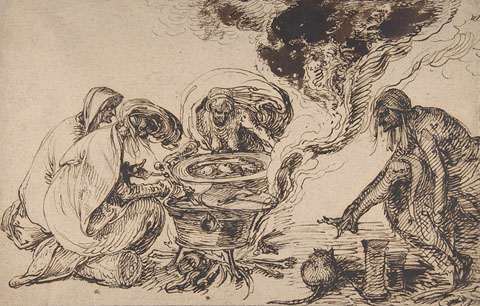 Bruixes celebrant el seu sabbat. Segle XVI