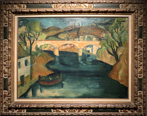 El riu o El pont. Ca. 1915. Celso Lagar