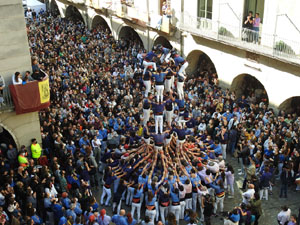 Fires de Sant Narc&iacute;s 2021. Diada castellera amb Marrecs de salt, Minyons de Terrassa i Capgrossos de Matar&oacute;