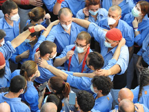 Fires de Sant Narc&iacute;s 2021. Diada castellera amb Marrecs de salt, Minyons de Terrassa i Capgrossos de Matar&oacute;