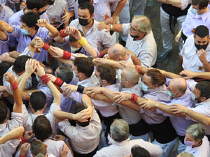 Fires de Sant Narc&iacute;s 2021. Diada castellera amb Marrecs de salt, Minyons de Terrassa i Capgrossos de Matar&oacute;