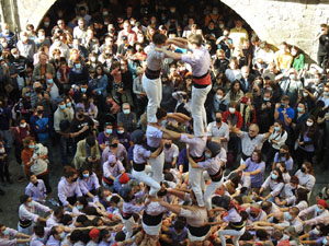 Fires de Sant Narc&iacute;s 2021. Diada castellera amb Marrecs de salt, Minyons de Terrassa i Capgrossos de Matar&oacute;