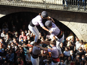 Fires de Sant Narc&iacute;s 2021. Diada castellera amb Marrecs de salt, Minyons de Terrassa i Capgrossos de Matar&oacute;