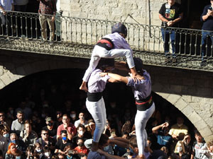 Fires de Sant Narc&iacute;s 2021. Diada castellera amb Marrecs de salt, Minyons de Terrassa i Capgrossos de Matar&oacute;