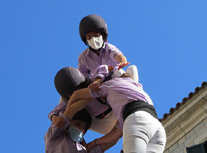Fires de Sant Narc&iacute;s 2021. Diada castellera amb Marrecs de salt, Minyons de Terrassa i Capgrossos de Matar&oacute;