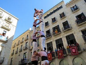 Fires de Sant Narc&iacute;s 2021. Diada castellera amb Marrecs de salt, Minyons de Terrassa i Capgrossos de Matar&oacute;