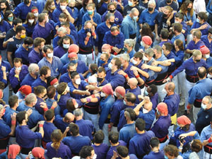 Fires de Sant Narc&iacute;s 2021. Diada castellera amb Marrecs de salt, Minyons de Terrassa i Capgrossos de Matar&oacute;