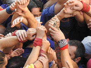 Fires de Sant Narc&iacute;s 2021. Diada castellera amb Marrecs de salt, Minyons de Terrassa i Capgrossos de Matar&oacute;