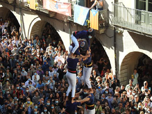 Fires de Sant Narc&iacute;s 2021. Diada castellera amb Marrecs de salt, Minyons de Terrassa i Capgrossos de Matar&oacute;