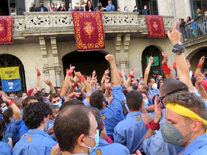 Fires de Sant Narc&iacute;s 2021. Diada castellera amb Marrecs de salt, Minyons de Terrassa i Capgrossos de Matar&oacute;
