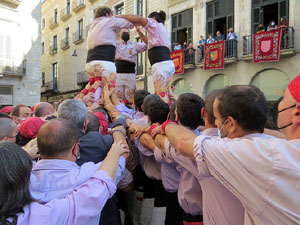 Fires de Sant Narc&iacute;s 2021. Diada castellera amb Marrecs de salt, Minyons de Terrassa i Capgrossos de Matar&oacute;