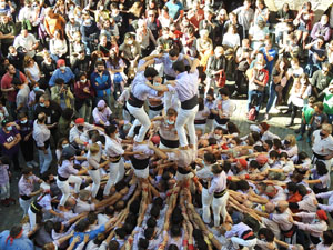 Fires de Sant Narc&iacute;s 2021. Diada castellera amb Marrecs de salt, Minyons de Terrassa i Capgrossos de Matar&oacute;
