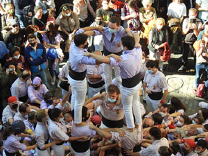 Fires de Sant Narc&iacute;s 2021. Diada castellera amb Marrecs de salt, Minyons de Terrassa i Capgrossos de Matar&oacute;
