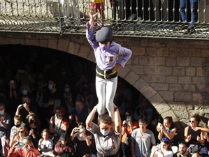 Fires de Sant Narc&iacute;s 2021. Diada castellera amb Marrecs de salt, Minyons de Terrassa i Capgrossos de Matar&oacute;