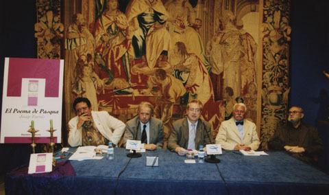 Presentació del llibre 'El poema de Pasqua'. 2003
