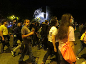 Manifestaci&oacute; de l'U d'octubre de 2021