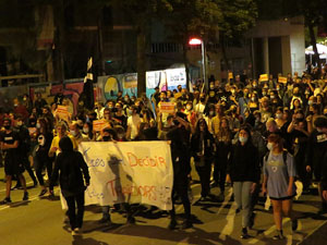 Manifestaci&oacute; de l'U d'octubre de 2021