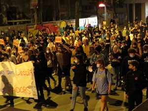 Manifestaci&oacute; de l'U d'octubre de 2021