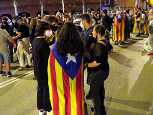 Manifestaci&oacute; de l'U d'octubre de 2021