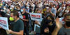 Protesta per la detenció del MHP Carles Puigdemont