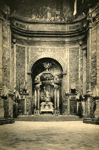 Altar major de la capella de Sant Narcís. 1906