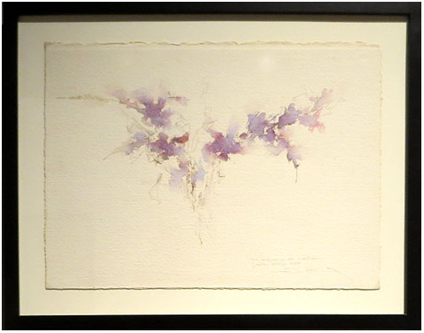 Fernando Zóbel. Iris, 1977. Aquarel·la sobre paper