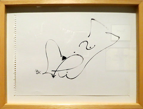 Ramón Gaya. 'El pintor y la modelo', 1973. Sèrie de 13 dibuixos. Tinta sobre paper