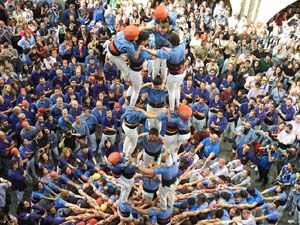 Fires de Sant Narc&iacute;s 2022. Diada castellera amb Marrecs de salt, Minyons de Terrassa i Capgrossos de Matar&oacute;