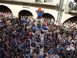 Fires de Sant Narc&iacute;s 2022. Diada castellera amb Marrecs de salt, Minyons de Terrassa i Capgrossos de Matar&oacute;