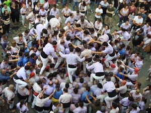 Fires de Sant Narc&iacute;s 2022. Diada castellera amb Marrecs de salt, Minyons de Terrassa i Capgrossos de Matar&oacute;