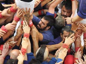Fires de Sant Narc&iacute;s 2022. Diada castellera amb Marrecs de salt, Minyons de Terrassa i Capgrossos de Matar&oacute;