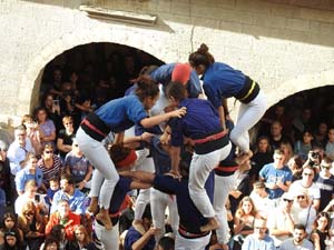 Fires de Sant Narc&iacute;s 2022. Diada castellera amb Marrecs de salt, Minyons de Terrassa i Capgrossos de Matar&oacute;