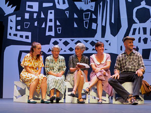 Representaci&oacute; de 'La mosca d'en Quim' per la Fal&middot;lera Gironina